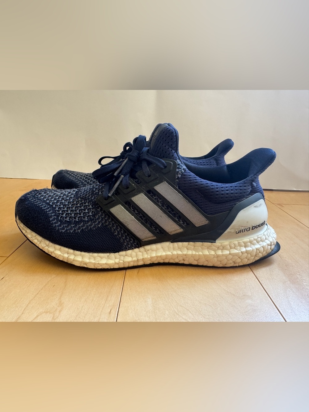 ADIDAS Men’s Ultra Boost 1.0 Running Sneakers Size 9 Navy/Black